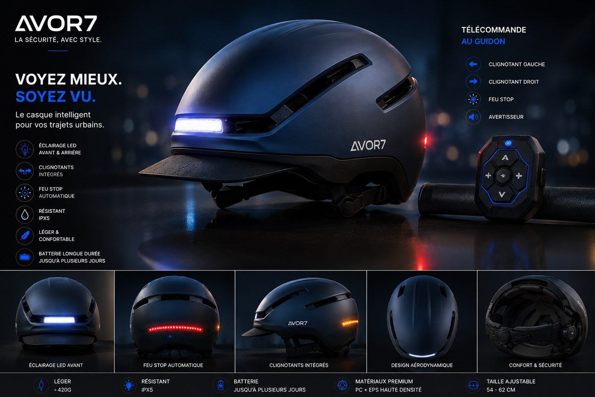 AVOR7 SP-B048 — Casque lumineux