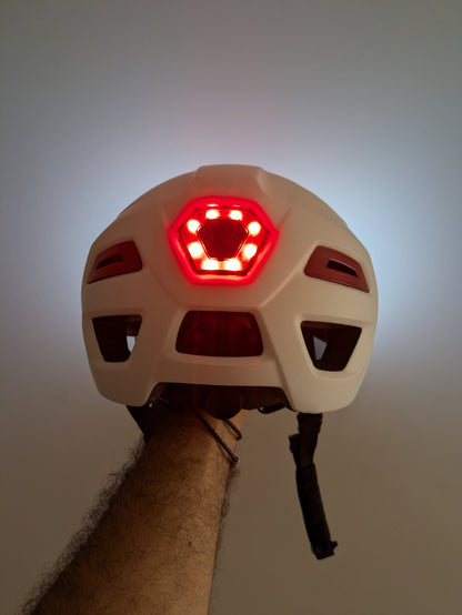 Feu arrière et clignotants du casque vélo LED